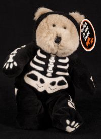 Starbucks Bearista 1999 7th Edition Halloween Skeleton Bear